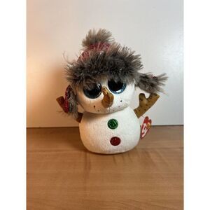 TY Beanie Boos Buttons the Snowman Plush Stuffed Soft Toy